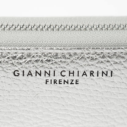 GIANNI CHIARINI レディース 長財布 PF5042 GRN LM SILVER シルバー 0406