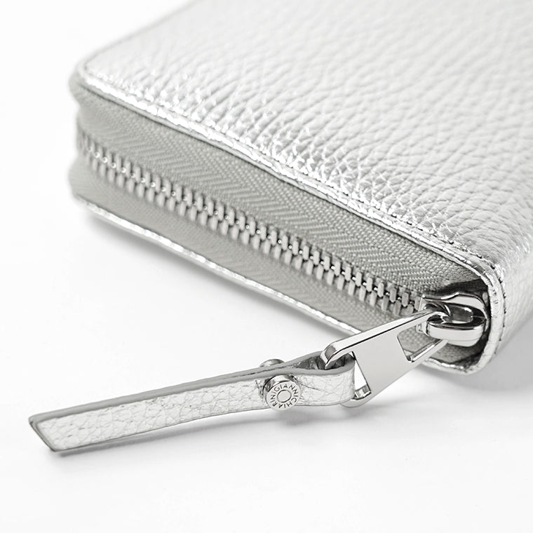 GIANNI CHIARINI レディース 長財布 PF5042 GRN LM SILVER シルバー 0406