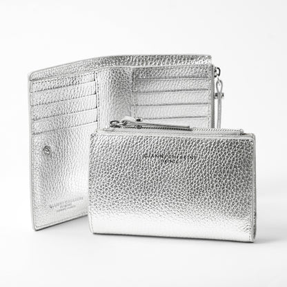GIANNI CHIARINI レディース 2つ折り財布 PF6003 GRN LM SILVER シルバー 0406