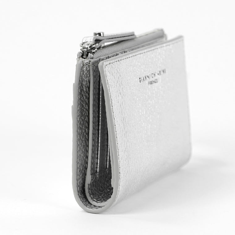 GIANNI CHIARINI レディース 2つ折り財布 PF6003 GRN LM SILVER シルバー 0406