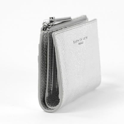 GIANNI CHIARINI レディース 2つ折り財布 PF6003 GRN LM SILVER シルバー 0406