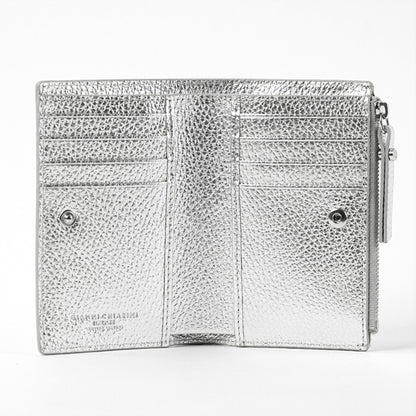 GIANNI CHIARINI レディース 2つ折り財布 PF6003 GRN LM SILVER シルバー 0406