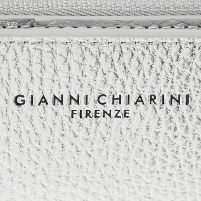 GIANNI CHIARINI レディース 2つ折り財布 PF6003 GRN LM SILVER シルバー 0406