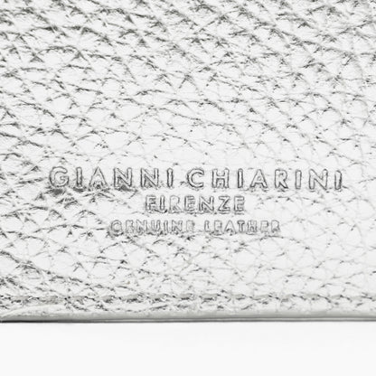 GIANNI CHIARINI レディース 2つ折り財布 PF6003 GRN LM SILVER シルバー 0406