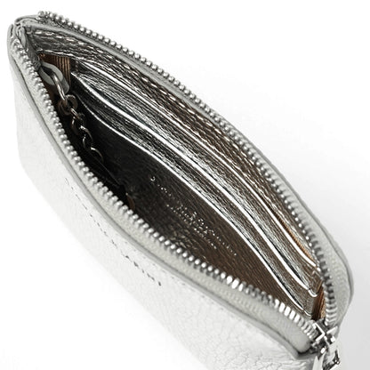GIANNI CHIARINI レディース コイン＆カードケース PF8179B GRN LM SILVER シルバー 0406