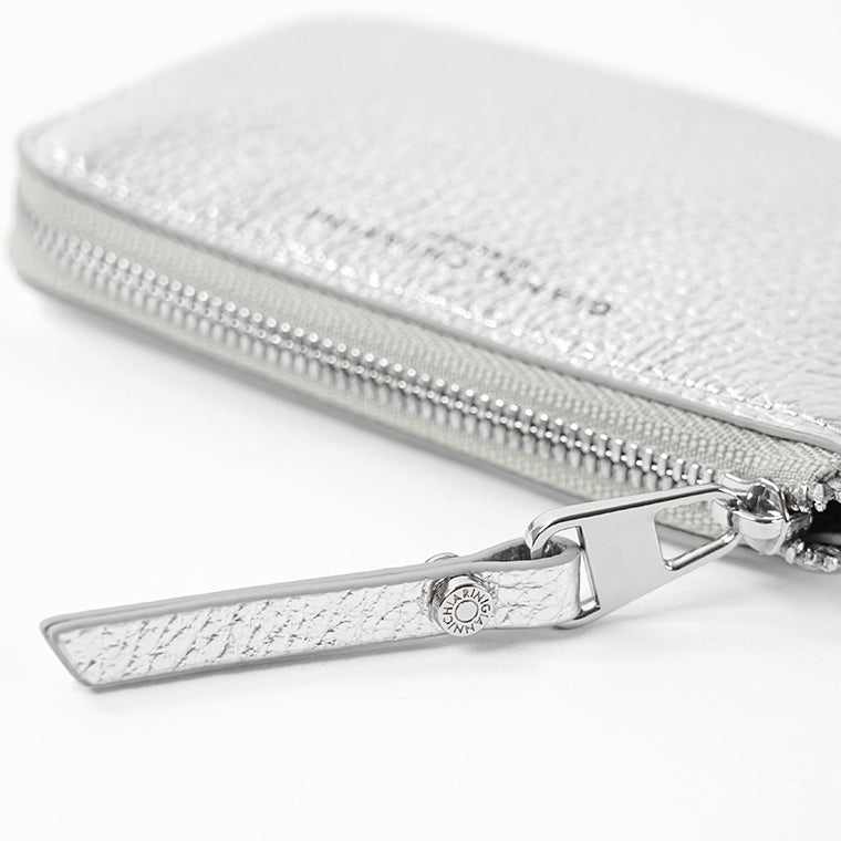 GIANNI CHIARINI レディース コイン＆カードケース PF8179B GRN LM SILVER シルバー 0406