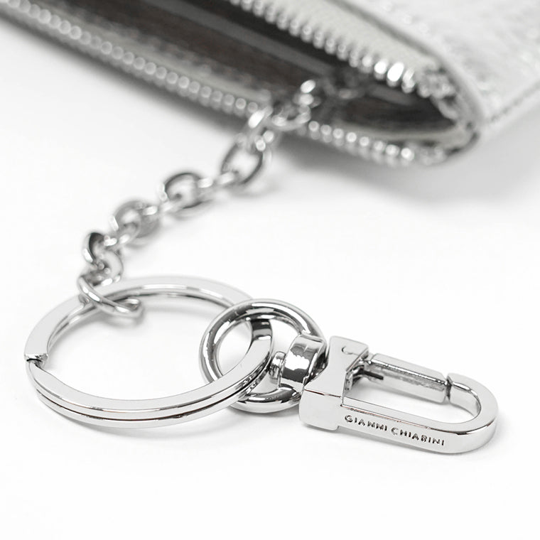 GIANNI CHIARINI レディース コイン＆カードケース PF8179B GRN LM SILVER シルバー 0406