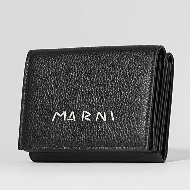 MARNI メンズ 3つ折り財布 PFMI0097U0 P6533 BLACK ブラック 00N99