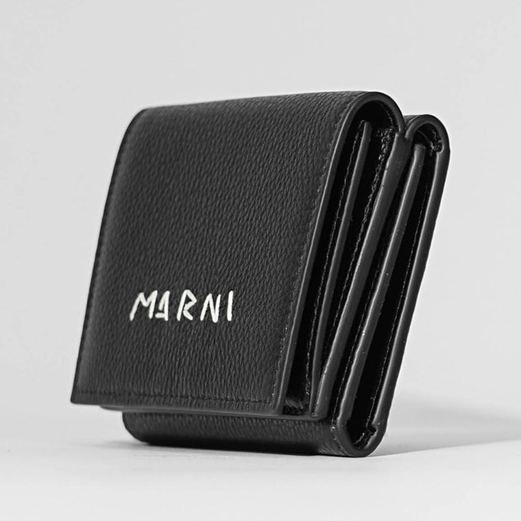 MARNI メンズ 3つ折り財布 PFMI0097U0 P6533 BLACK ブラック 00N99