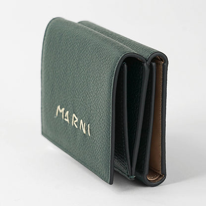 MARNI メンズ 3つ折り財布 PFMI0097U0 P6533 ダークぺトロール 00V93