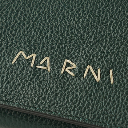 MARNI メンズ 3つ折り財布 PFMI0097U0 P6533 ダークぺトロール 00V93