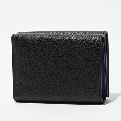 MARNI メンズ 3つ折り財布 PFMI0097U0 P6533 ブラック ブルー 01N99