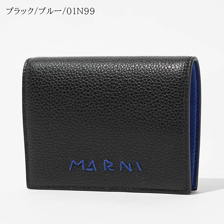 MARNI メンズ 2つ折り財布 PFMI0098U0 P6533 2カラー