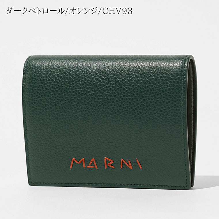 MARNI メンズ 2つ折り財布 PFMI0098U0 P6533 2カラー