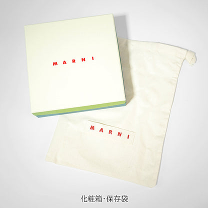 MARNI メンズ 2つ折り財布 PFMI0109U0 P6533 ブラック 00N99