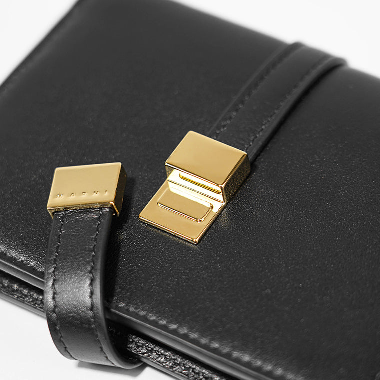 マルニ MARNI レディース 2つ折り財布 ブラック – WORLDCLUB1989