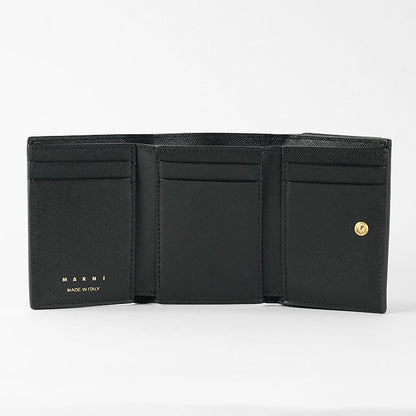 MARNI レディース 3つ折り財布 PFMO0124U0 LV520 ブラック Z360N
