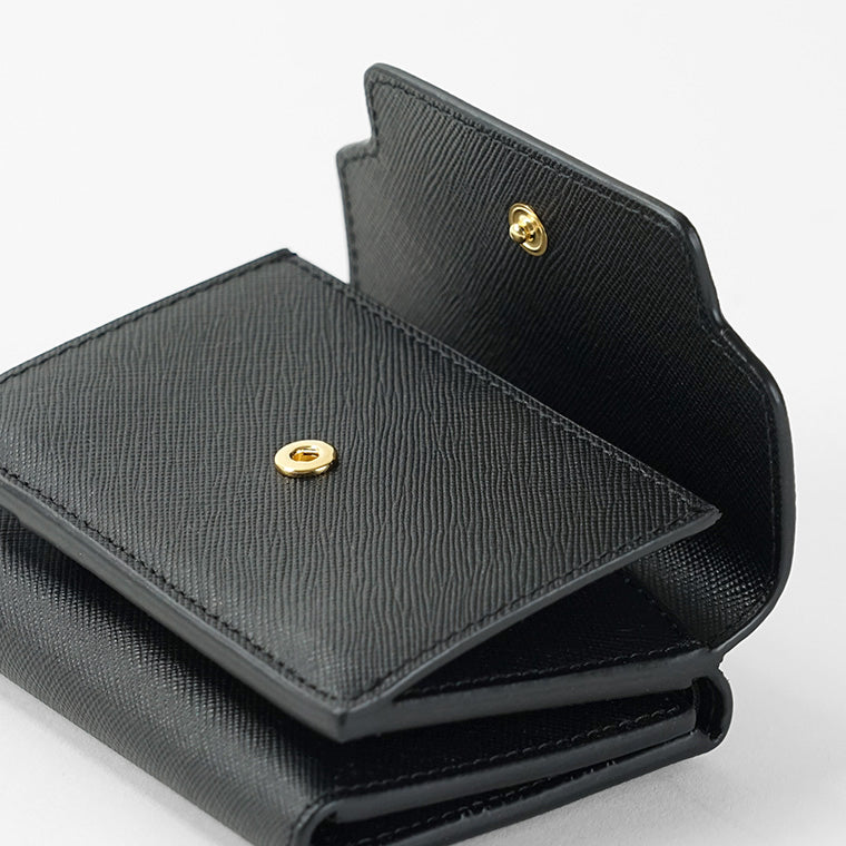 MARNI レディース 3つ折り財布 PFMO0124U0 LV520 ブラック Z360N