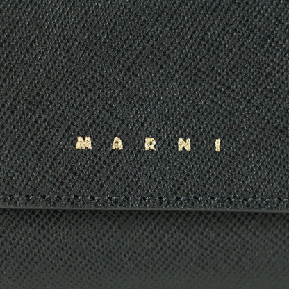 MARNI レディース 3つ折り財布 PFMO0124U0 LV520 ブラック Z360N