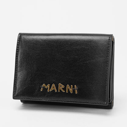 MARNI レディース 3つ折り財布 PFMO0132U0 P8914 ブラック 00N99