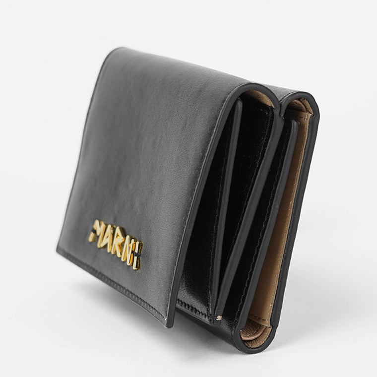 MARNI レディース 3つ折り財布 PFMO0132U0 P8914 ブラック 00N99