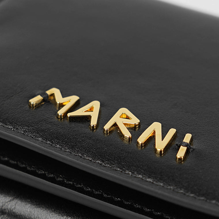 MARNI レディース 3つ折り財布 PFMO0132U0 P8914 ブラック 00N99