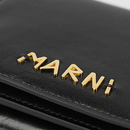 MARNI レディース 3つ折り財布 PFMO0132U0 P8914 ブラック 00N99