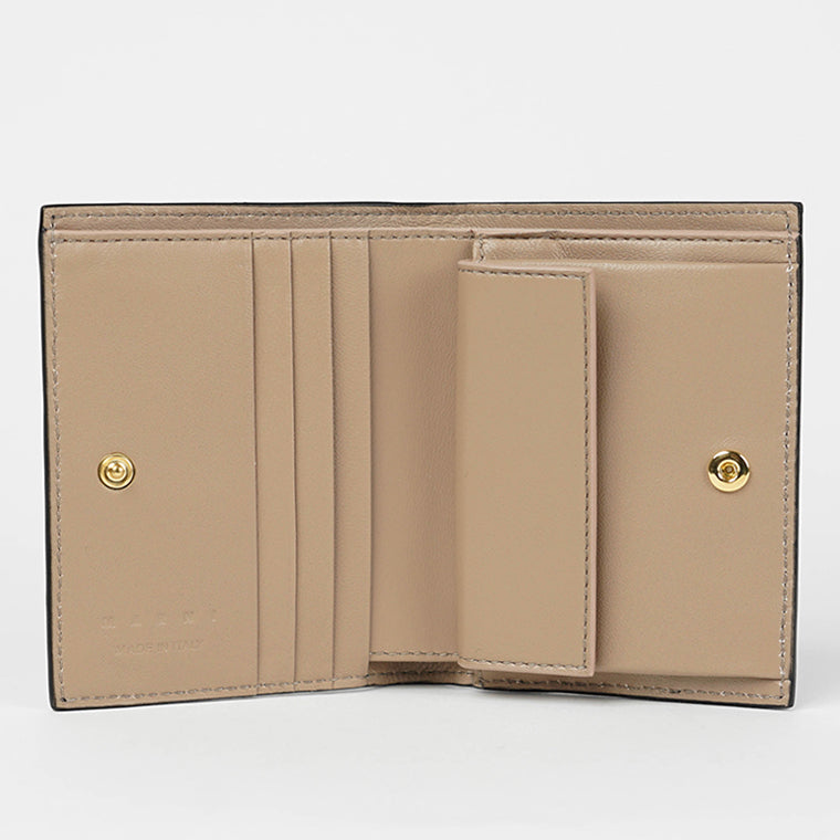 MARNI レディース 2つ折り財布 PFMOQ14Q16 P8914 ブラック 00N99