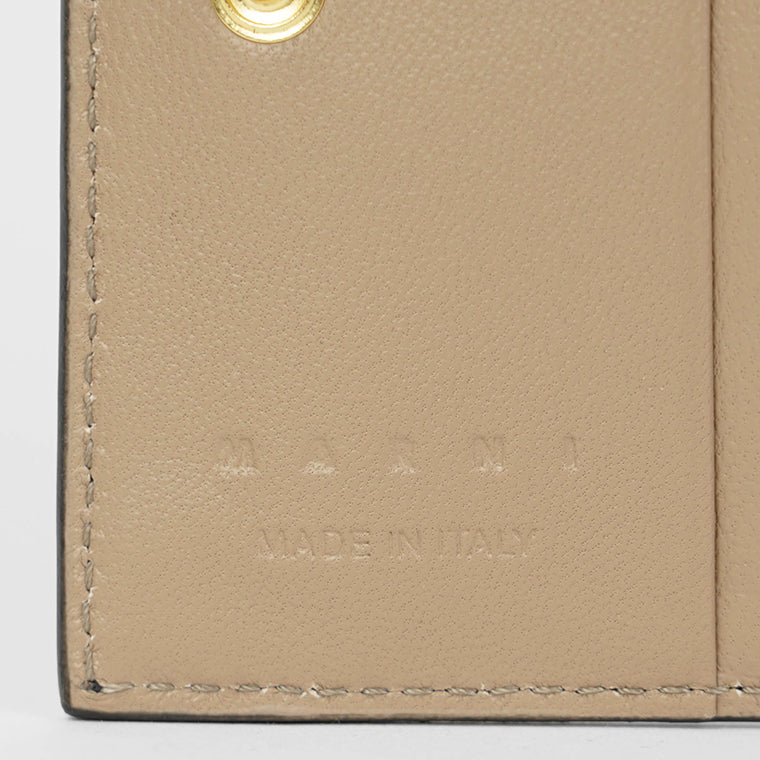 MARNI レディース 2つ折り財布 PFMOQ14Q16 P8914 ブラック 00N99