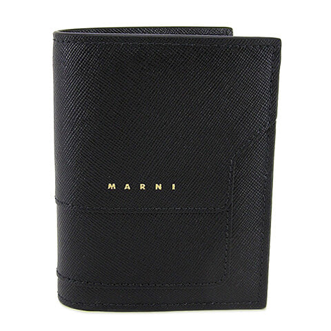 MARNI レディース 2つ折り財布 PFMOQ14U07 LV520 ブラック Z360N