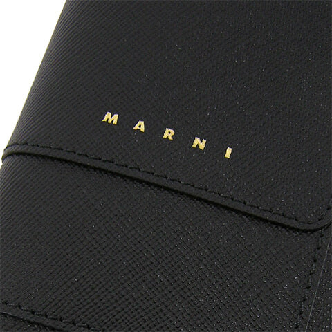 MARNI レディース 2つ折り財布 PFMOQ14U07 LV520 ブラック Z360N