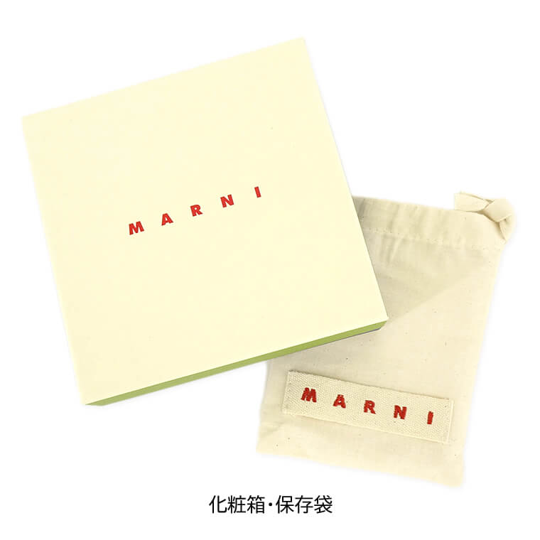 MARNI レディース 2つ折り財布 PFMOQ14U13 LV520 TABASCO TALC LEMON タバスコ タルク イエロー Z619M