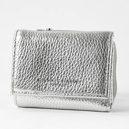 GIANNI CHIARINI レディース 3つ折り財布 PFW5065 GRN LM SILVER シルバー 0406