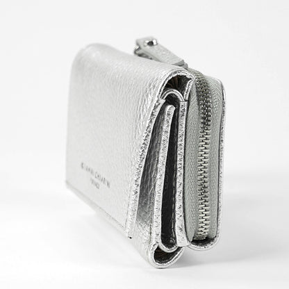 GIANNI CHIARINI レディース 3つ折り財布 PFW5065 GRN LM SILVER シルバー 0406