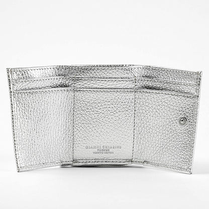 GIANNI CHIARINI レディース 3つ折り財布 PFW5065 GRN LM SILVER シルバー 0406