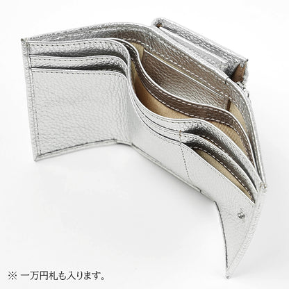 GIANNI CHIARINI レディース 3つ折り財布 PFW5065 GRN LM SILVER シルバー 0406