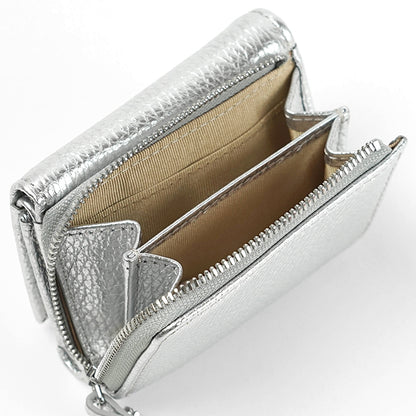 GIANNI CHIARINI レディース 3つ折り財布 PFW5065 GRN LM SILVER シルバー 0406