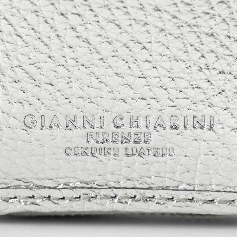 GIANNI CHIARINI レディース 3つ折り財布 PFW5065 GRN LM SILVER シルバー 0406