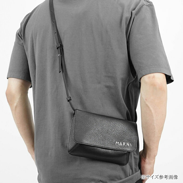 MARNI メンズ レディース ショルダーバッグ PHMI0023U0 P6533 ブラック ブルー 01N99