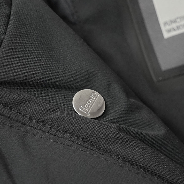 HERNO メンズ ダウンコート PI001240U 12840 ブラック 9300
