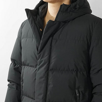 HERNO メンズ ダウンコート PI001240U 12840 ブラック 9300