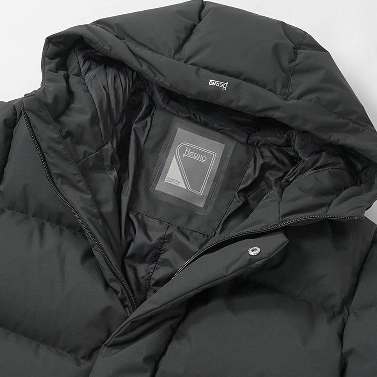 HERNO メンズ ダウンコート PI001240U 12840 ブラック 9300