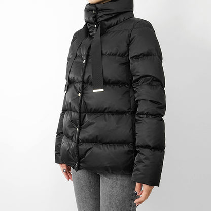 HERNO レディース ダウンジャケット CAPES CAPPA IN SATIN PI001936D 12170Z ブラック 9300