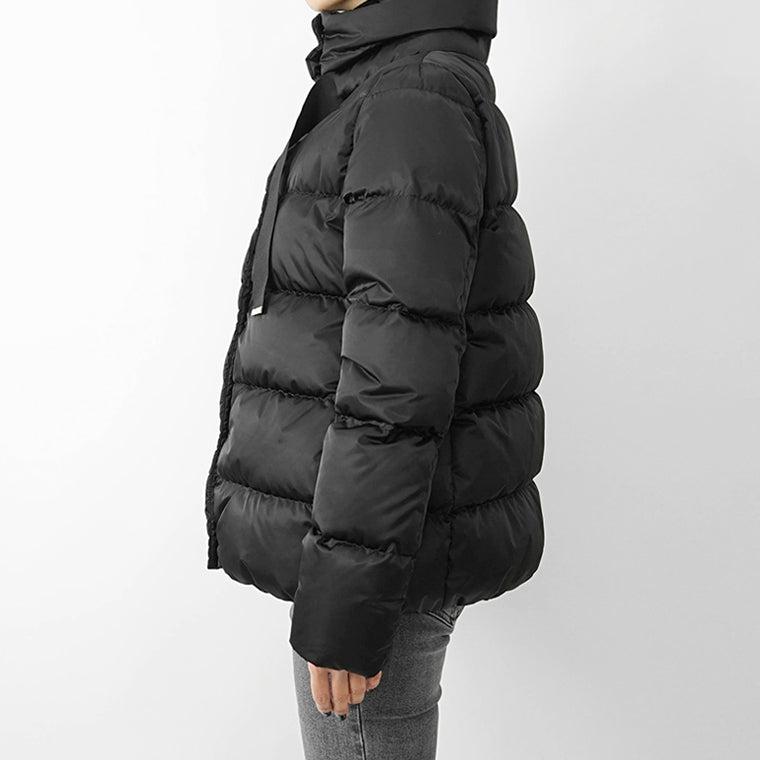 HERNO レディース ダウンジャケット CAPES CAPPA IN SATIN PI001936D 12170Z ブラック 9300