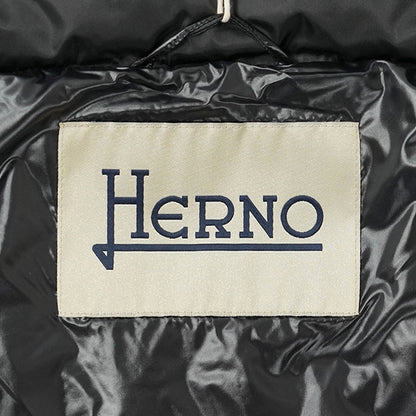 HERNO レディース ダウンジャケット CAPES CAPPA IN SATIN PI001936D 12170Z ブラック 9300