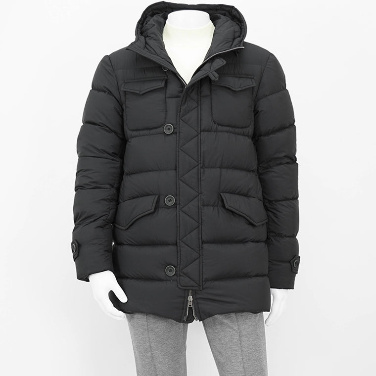 HERNO メンズ ダウンジャケット L'ESKIMO PI004ULE 12456Z ブラック 9300