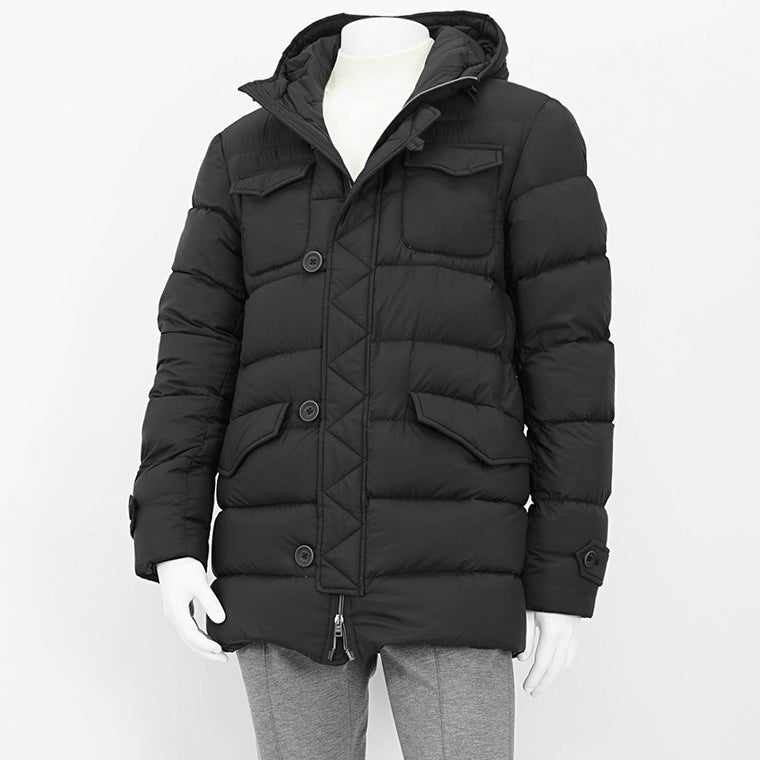 HERNO メンズ ダウンジャケット L'ESKIMO PI004ULE 12456Z ブラック 9300