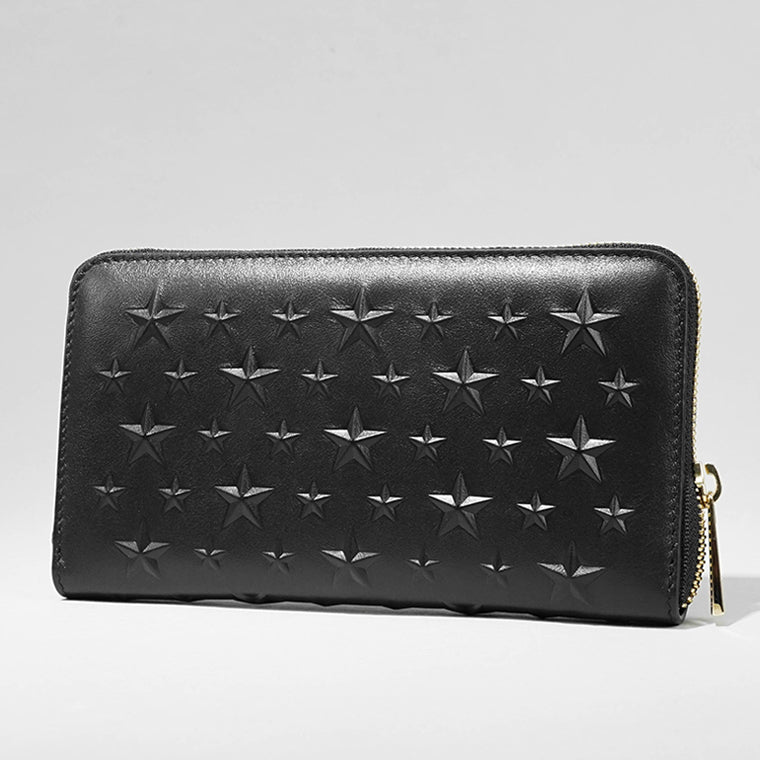 ジミーチュウ JIMMY CHOO レディース メンズ 長財布 ブラック