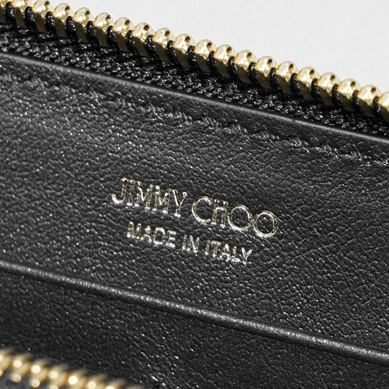 ジミーチュウ JIMMY CHOO レディース メンズ 長財布 ブラック