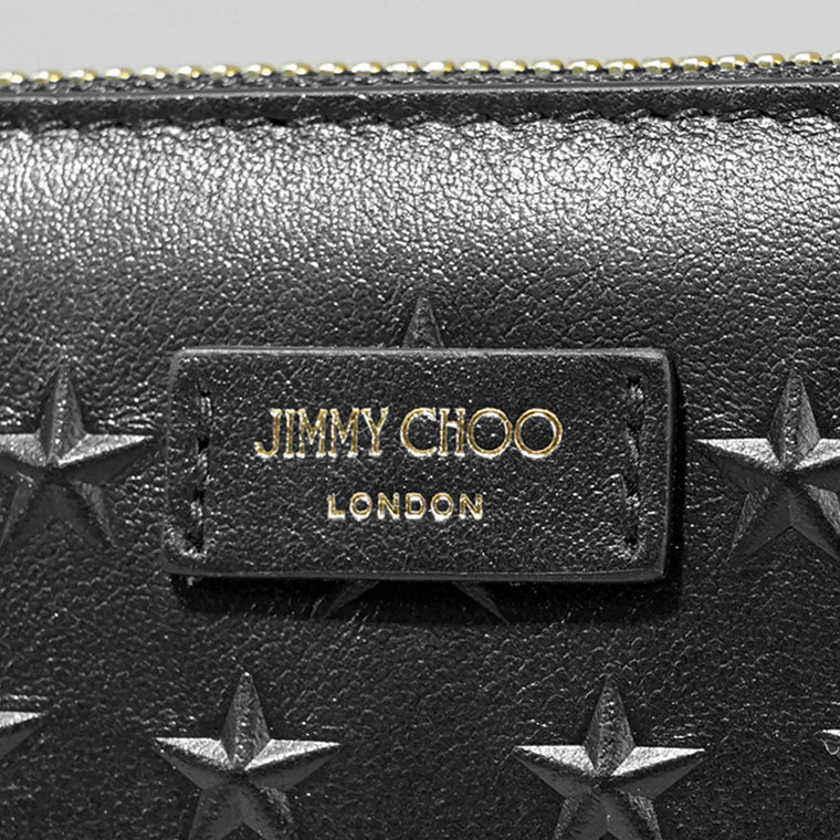 ジミーチュウ JIMMY CHOO レディース メンズ 長財布 ブラック
